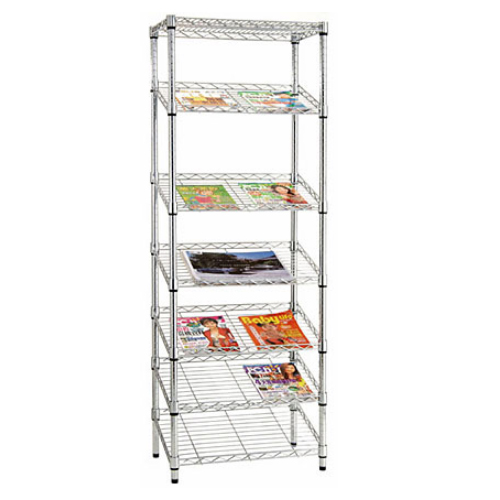 7-layer Wire Slanting Shelving, RD-19001-0