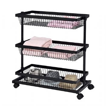 波浪層架與多用途台車,鐵線籃推車,RA-04024-1,瑞鞍企業