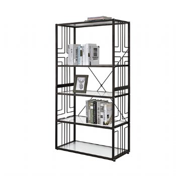 波浪層架與多用途台車,設計感玻璃層架,RA-10016-D,瑞鞍企業